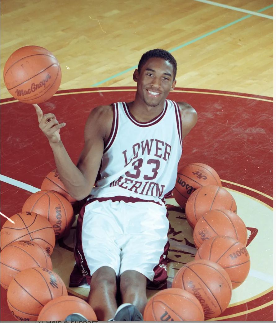 Kobe Bryant at Lower Merion High School